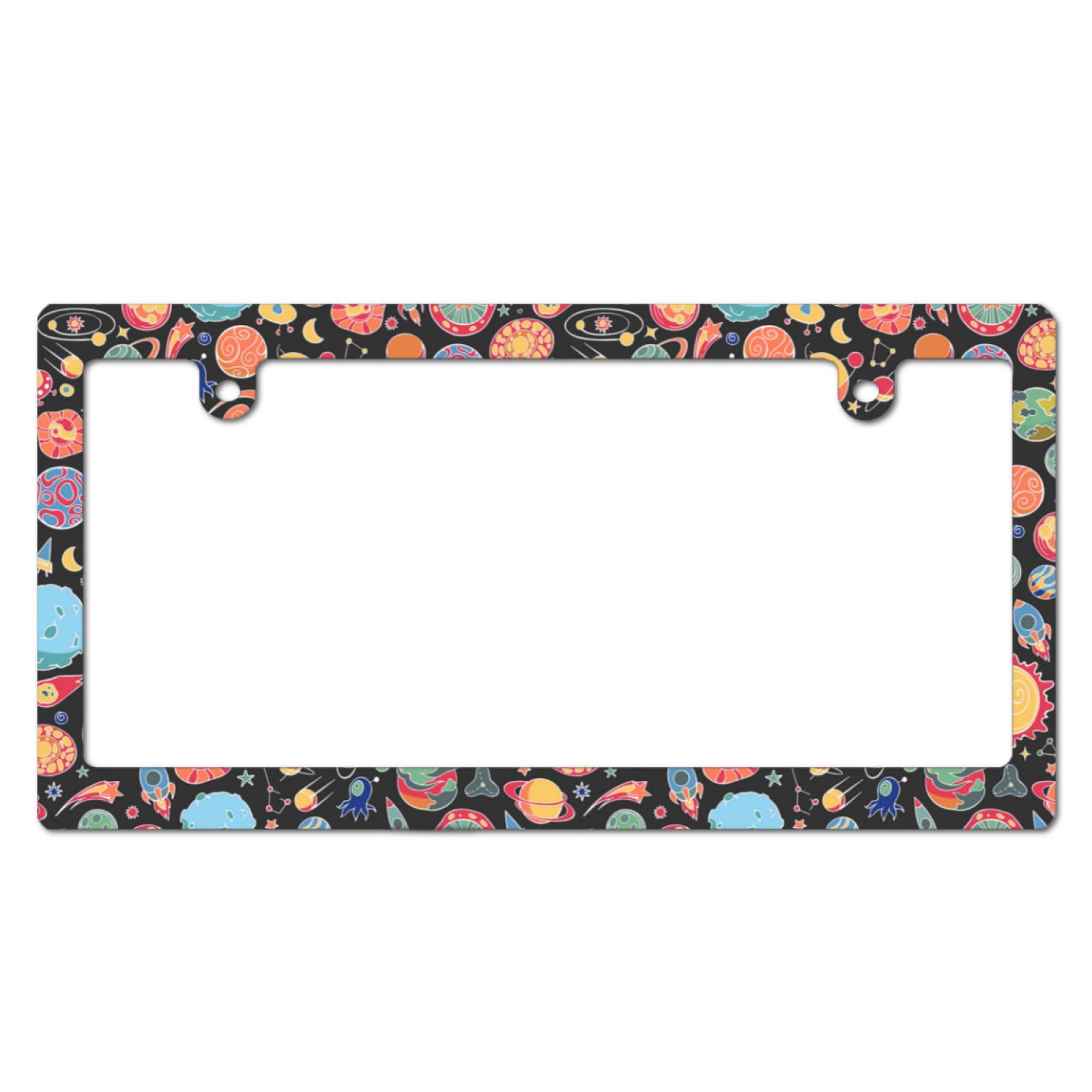 Amazon.co.jp: License Plate Frame, Graffiti, Universe, Car